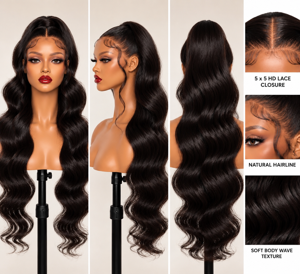 Yará Body Wave HD Lace Wig | 26 Inch, Natural Brown