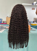 Yará Burmese Echthaar-Perücke, Natural Black