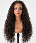 Yará Jerry Curly HD Lace Perücke 30 Inch auf Perückenkopf