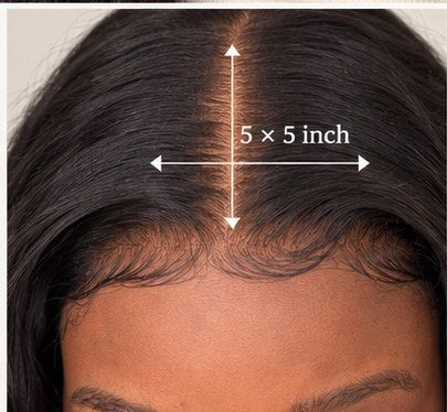 5x5 HD Lace Closure Detail